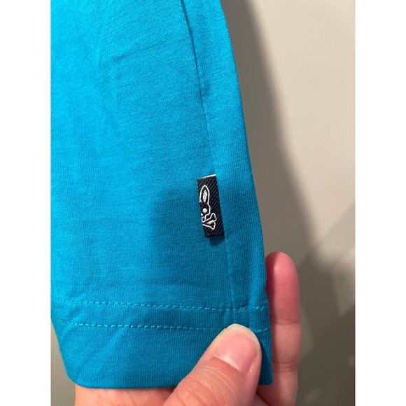 Kids Psycho Bunny Blue Graphic TShirt. Youth Medium‎ (10-12) - Picture 3 of 6